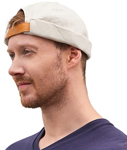 CHARM Herren Baumwolle Dockermütze Baseball Cap - Damen Seemannsmütze Hafenmütze Docker-Cap