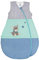 Sterntaler Funktionsschlafsack für Kleinkinder, Esel Emmi, Ganzjährig, Wärmeregulierung, Reißverschluss, 70 cm, Blau/Mehrfarbig