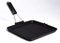 Aeternum Grill Petravera (Piastra per Grigliare) in Ghisa con Manico Pieghevole, Adatta all'Induzione, Antiaderente, 28 x 28 cm