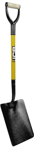 JCB 230-210 x 305mm Professional Tapered Mouth Site Master Shovel, Heavy-Duty Steel Blade for Home Improvement, Snow, Coal, Work, Trenches, Tarmac, Mixing Concrete
