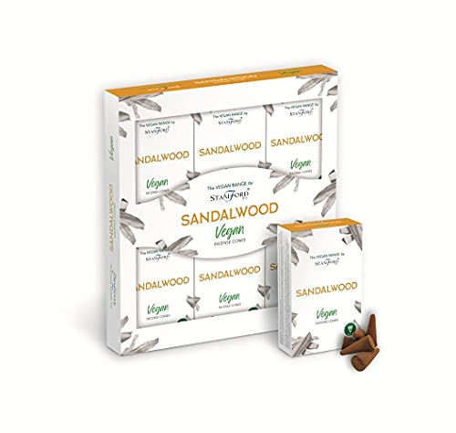 Stamford Vegan Rich Musk Incense Cones-90 Cones (Sandalwood)