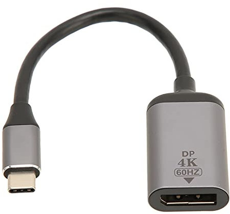 USB C to DisplayPort Adapter 4K@60Hz, USB C to Mini DP Adapter for Tablet VR Earphone for Surface Book, for Dell XPS, for Galaxy S21 S20 Note 20