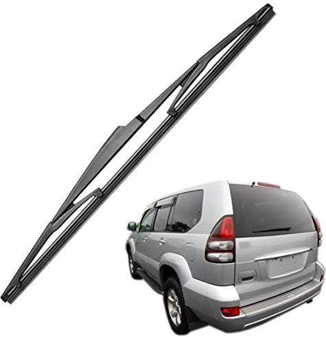 QHYTL Scheibenwischer Für Auto Scheiben Wiper Blades Für FJ120 J120 2003-2009 Wischerblatt Vorne Wischblätter Gummi Windshield Wipers 550mm+525mm fit U J Hakenarme,Rear Window Wiper 1pcs-400mm