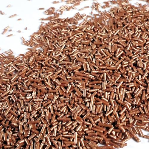 Streuselheld Jimmie`s Bronze Glimmer 40g Streusel zum Dekorieren und Verzieren von Gebäck aller Art wie Torten Kuchen Keksen Zuckerstreusel