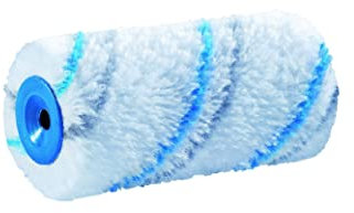 Professionell entfusselte Farbwalze mit Polyamid-Bezug für frustfreies Streichen 12 cm