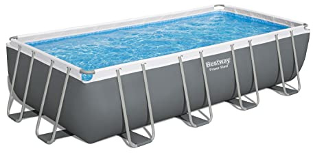 Bestway Piscine Hors-Sol sans Accessoire Power Steel Rectangle 549x274x122cm