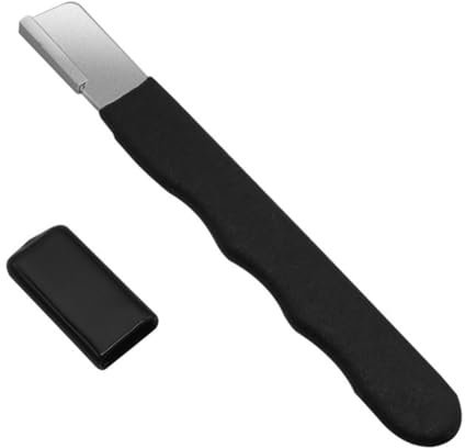 Cuchillo de Metal, Piedra para Afilar Poda, Cizalla de Mano para JardíN, Tijeras, Afilador, Herramienta de Molienda PortáTil, Color Negro