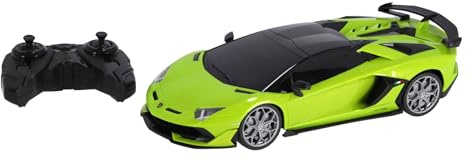 Kool Speed Lamborghini Aventador SVJ Roadster RC Auto 1:16 Neongrün | Ferngesteuertes Fahrzeug mit LED-Scheinwerfern & 2,4 GHz Steuerung | Indoor & Outdoor Rennspaß