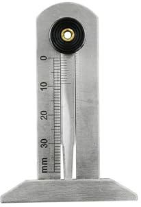 Spessimetro, Calibro di profondità del battistrada del pneumatico automobile in acciaio inossidabile, righello, strumento di misurazione del calibro, moto, camion(0-30mm)