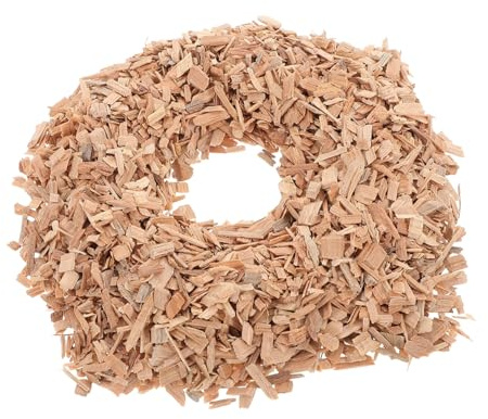 BESPORTBLE Hickory Wood Chips for Bbq Smoking Hickory Wood Chunks Compatible with Charcoal Gas Grills Adds Rich Smoky Flavor for Meat Steaks Brisket Cocktail Smoker Shooter Molecular Cuisine
