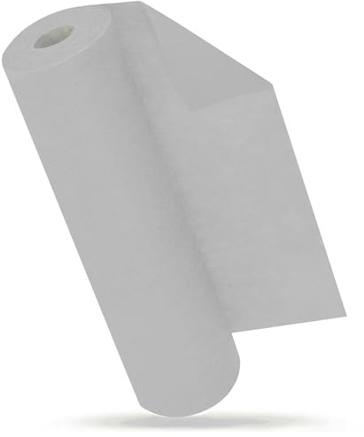 MODERNO Vlies Tischläufer Silber Grau, Tischband Grau, Tischdeko, Partydeko für Geburtstag, Hochzeit, Festliche Dekoration, 30 cm x 25 m