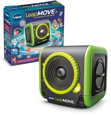 VTech LeapMOVE+ Console TV Éducative et Évolutive pour Enfant dès 4 Ans | Console de Jeux Plug & Play pour Apprendre en Bougeant avec 25 Jeux Éducatifs et 1 Jeu Bonus 2 Joueurs