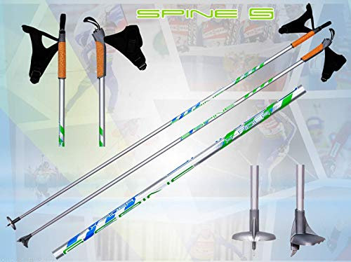 Spine X-Rider leichte Carbon Langlaufstöcke Skating Stöcke Skistöcke (155)