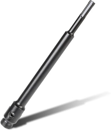 LALAGO SDS Plus Mounting Shaft Extension 240 mm, M22 SDS-plus Attachment for Diamond Core Drill Bit (Thread Pitch 2 mm)