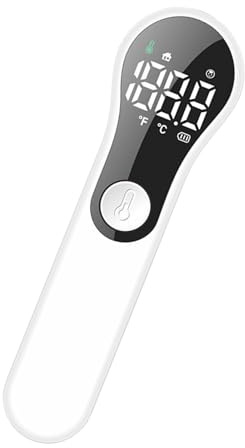 Patifirst Termómetro Para Niños | Termómetro Infrarrojo para Bebés - Dispositivo Digital Sin Contacto Para Frente y Objetos Modo 2 en 1 Para Cuidado Pediátrico en Hogar y Hospital