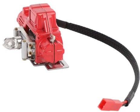 RC Crawler Winch, Long Lasting Easy Installation RC Winch for Upgrade (Red)