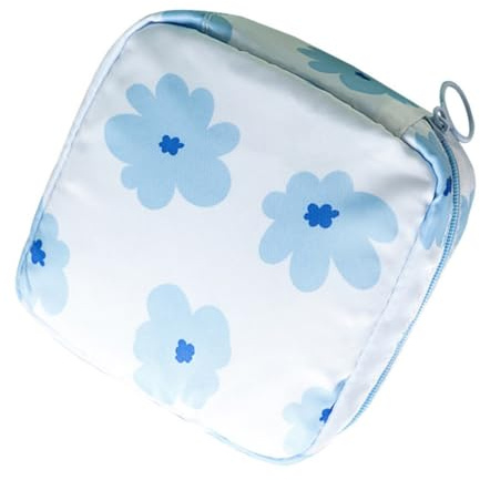 LOORGVEL Bolsa para Guardar Toallas Sanitarias Cremallera Tamaño Pequeño Portátil para Uso Femenino Viajes y Actividades al Aire Libre Monedero Práctico para Compresas y Color Aleatorio