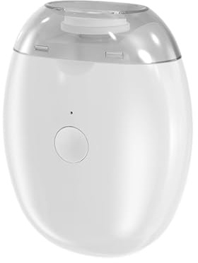 DEVNWIGMO Tagliaunghie Elettrico Automatico, Lucidatore per Unghie, Comodo, Ricaricabile, Facile Da Usare, Tagliaunghie per Bambini Anziani, bianco