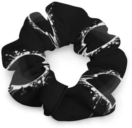 Poker A of Spades Cute Women Ponytail Holders | Comfort Scrunchies Soft Elastics Hair Ties Bands