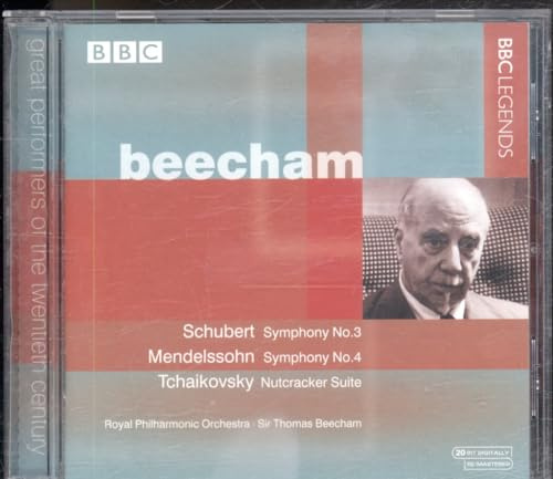 Schubert: Symphony 3; Mendelssohn: Symphony 4; Tchaikovsky: Nutcracker suite