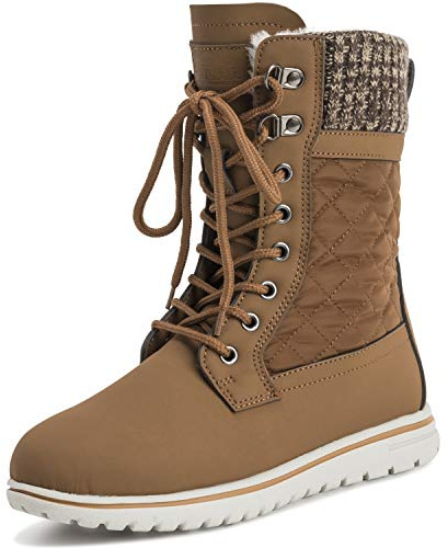 Polar Bottes Femme – Bottines Hiver Impermeables avec Doublure Polaire, Resistantes et Chaudes pour la Neige et la Randonnee