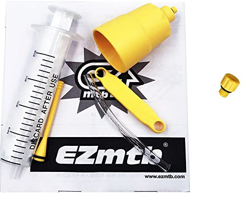 CYCEARTH Vélo Frein À Disque Hydraulique Outil Purge Entonnoir/Bouchon D'huile pour Shimano VTT Vélo Disque De Frein Huile Minérale Fluide et Kit de Purge (for Road Bike)