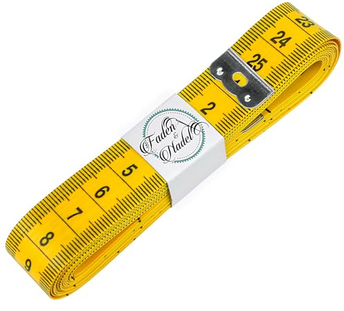Extra långt 300 cm mätmåttband, måttband, måttband, måttband i gult, längd: 3 meter/120 tum