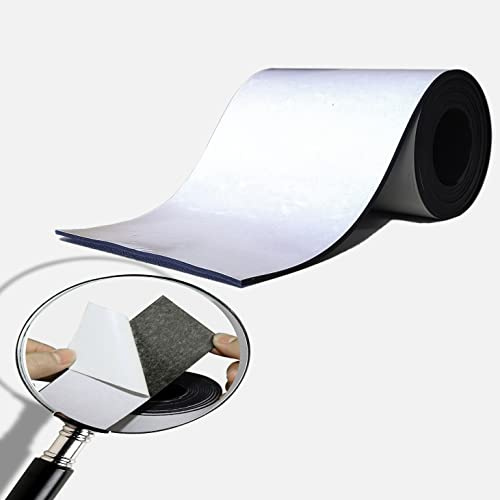 bande caoutchouc adhesive/rouleau caoutchouc adhesif/feuille de caoutchouc/largeur 20cm x longueur 3m, épaisseur 3mm / plaque caoutchouc pour dalles amortissantes, tapis pour garage...