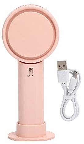 Ventilador de Mano USB Portátil sin Aspas, Ventilador Recargable de Enfriador de Aire de Mano, Mini Ventilador de Mano Portátil Tipo C, Mini Enfriador de Aire de Escritorio de Oficina Recargable para