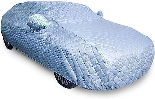 Autoabdeckung Wetterfest für VW Touran 5seats 2006-2015,Wasserdicht Winddicht Schneeschutz Vollgarage Abdeckplane mit Reflektierenden Streifen