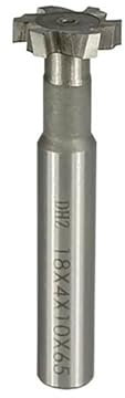 Pangyoo 8-20mm Schaft T-Nutenfräser CNC-Fräser HSS Schaftfräser for Metallbearbeitung Keilnutwerkzeug Wolframkarbid Schaftfräser(10x1x6x65)