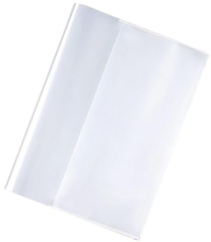 Transparenter Buchumschlag, Taschenbuchumschläge für Schulbücher - 10 x Nachschlagewerke, transparente Schutzhülle | Verschleißfeste Bücherschutzhülle für Bücher, Lehrbücher, Nachschlagewerke