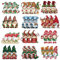 JSTHHTT 36pcs Colgantes de Navidad, Adornos para Árbol de Navidad, Decoraciones para Árbol de Papá Noel con Hilo, para Decoración de Fiestas Festivas (12 Estilos de Diseño)