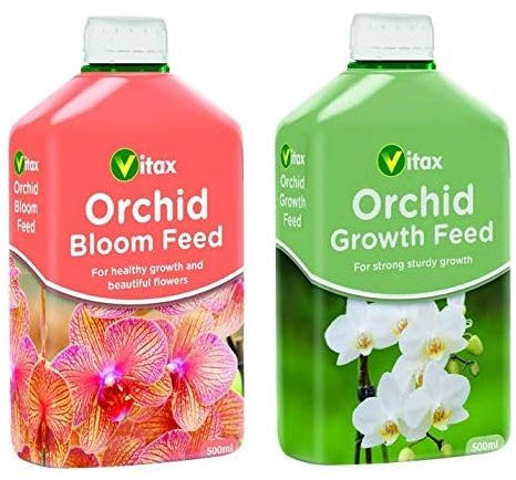 Mixles Vitax Orchid Feed Bundle - Orchid Growth Feed 500ml & Orchid Bloom Feed 500ml