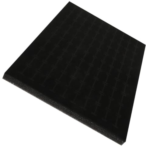 FUNNETOYU Cuscinetto in per Gioielli Nero Supporto per e Orecchini Pad Protettivo e Leggero per Esposizione e Conservazione per Scatole Portagioie