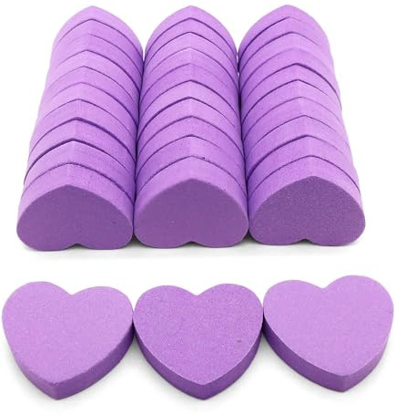 20/50 pezzi Lima per smalto a forma di cuore Mini lime per lucidatura e levigatura Blocco per pedicure Manicure Pedicure Strumenti per lime per unghie