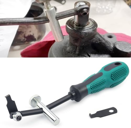 Violiica Wellendichtring Abzieher Werkzeug für Automotive und Motorrad Reparatur aus Stahl und Eisen mit rutschfestem Griff für die meisten Modelle (Grün)