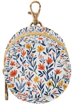 GuoChe vår söta färgglada blommor vit nyfödd flicka nappar hållare fodral bärbar armbandsplånbok, nödvändigheter för nyfödda
