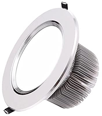 Faretto da incasso a LED ultrasottile in alluminio da incasso Plafoniera moderna e minimalista da incasso Tre colori Opzionale 3-24W Bagno Camera da letto Soggiorno Pannello luminoso Decorazione