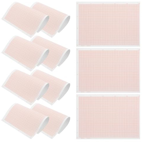VINTORKY Pochette Papier Millimétré 100 Feuilles de Papier de Coordonnées Mathématiques, Portable et Précis pour Étudiants et Architectes, pour Calculs et Dessin