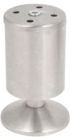 Aexit 50 mm Möbelzubehör x 100 mm Verstellbar Unterschrank Sofa Tisch Bein Füße Möbelschlösser Rund Stand