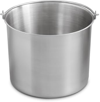 SPRINGLANE Edelstahl Eisbehälter für Eismaschine, Zusatzbehälter für Elisa