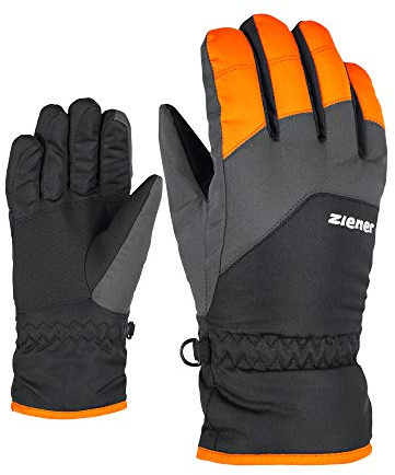 Ziener Kinder Lando Glove junior Ski-Handschuhe/Wintersport, new orange, 4,5