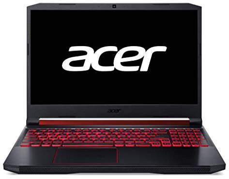 Acer Nitro 5 - Ordenador portátil Gaming 15.6 FullHD (Intel Core i7-9750H, 8GB RAM, 1TB HDD+128GB SSD, Nvidia GTX1650-4GB, Linux) Negro - Teclado QWERTY Español