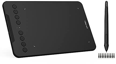 XP-PEN Deco mini7W Wireless Tablette Graphique sans Fil 2,4 GHz 7x4 Pouces avec Stylet Passif 8192 Niveaux Compatible Windows Mac ChromeOS Android