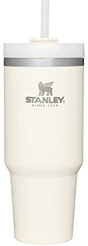 STANLEY Adventure Quencher - Vaso de viaje de 30 onzas, color crema
