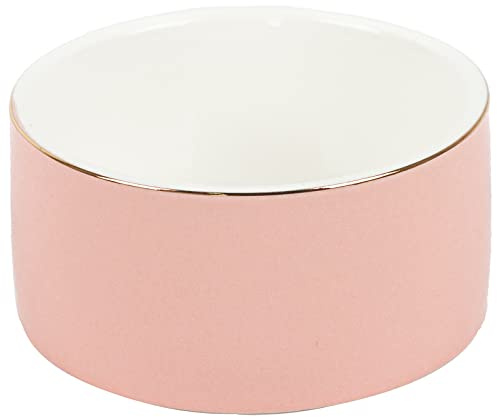 CROWNOS Paper Clip Holder Ceramic Paperclip Holders for Desk Organizer (Pink)