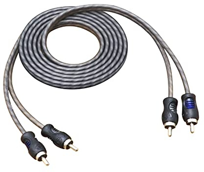 RECOIL RCI-26 100% Oxygen Free Copper 6ft 2-Channel RCA Audio Cable, Twisted Pair with Noise Reduction