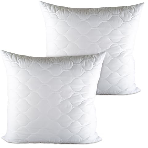 KALIOPE Kissen, Allergiker Kopfkissen aus Mikrofaser, 40 x 80 cm, 2er Set