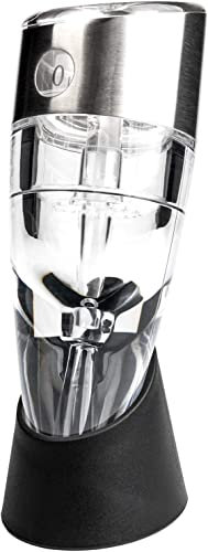 Mini carafe instantanée, aérateur pour tout type de vin avec flux d'aération réglable, permet d'oxygéner rapidement le vin